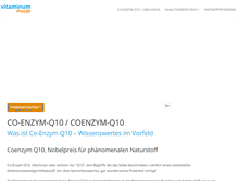 Tablet Screenshot of co-enzym-q10.com